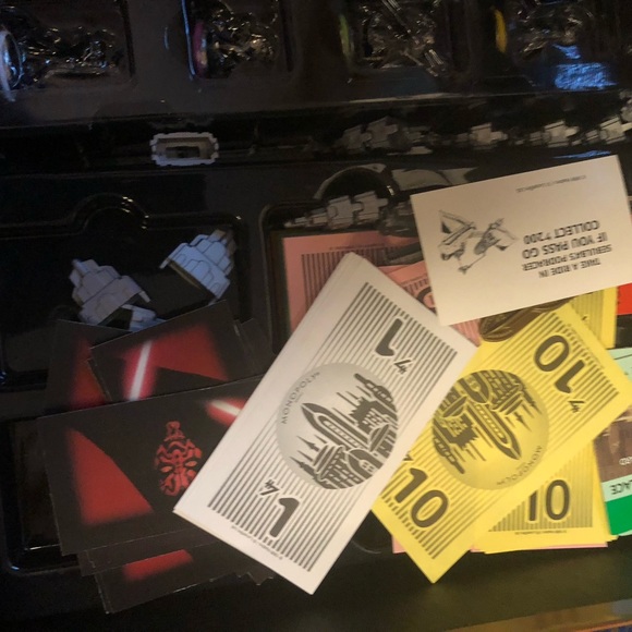 1999 Monopoly Star Wars Episode 1 Board Game-  636 $50 or $45 w/offer - Picture 11 of 11